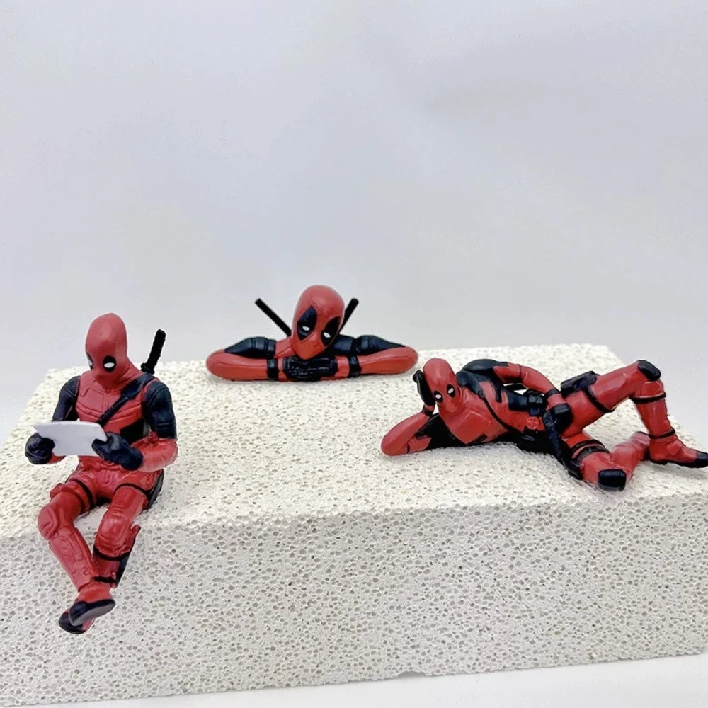 Marvel Deadpool Mini Figures Set of 3 | Trade Supply