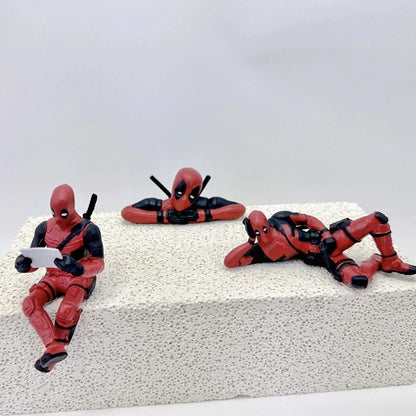 Marvel Deadpool Mini Figures Set of 3 | Trade Supply